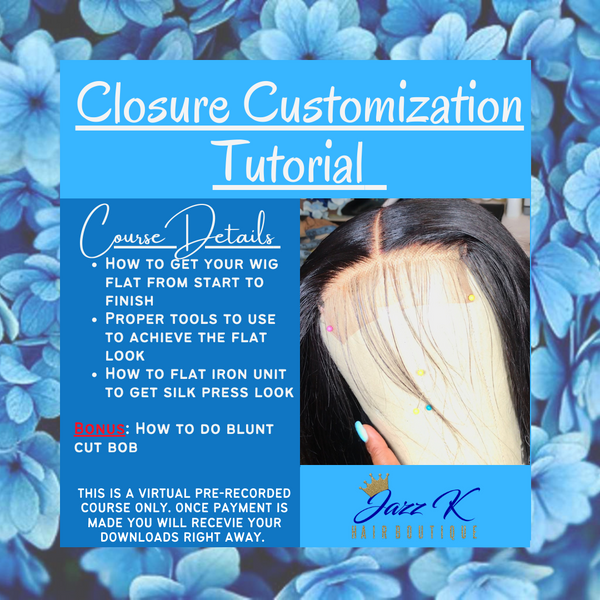 Closure Wig Customization Tutorial